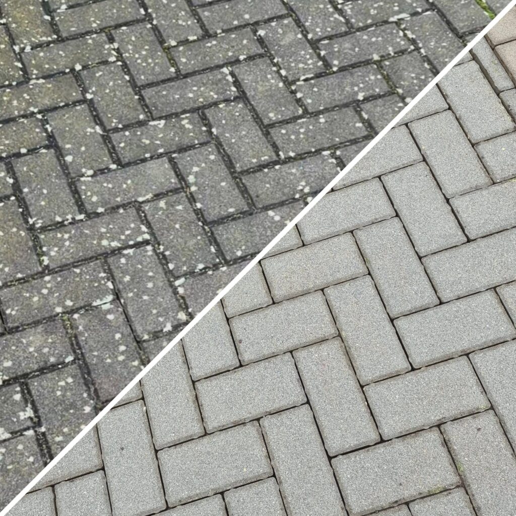 profesionálne vysokotlakové čistenie dlažby