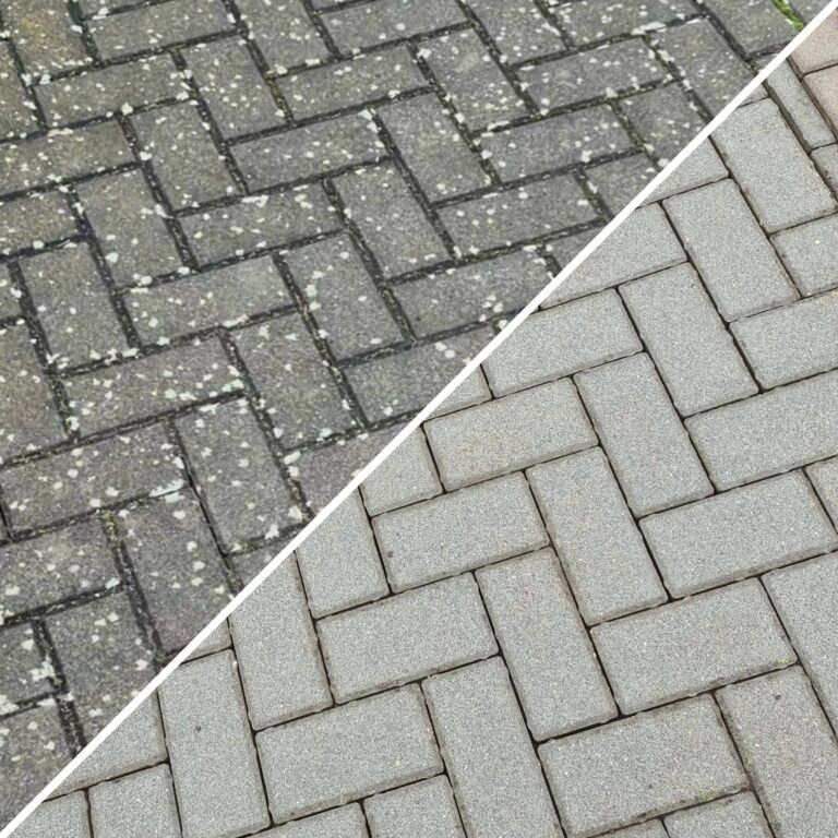 profesionálne vysokotlakové čistenie dlažby